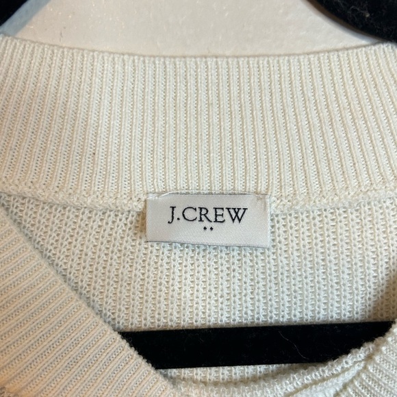 J. Crew Factory Navy and Ivory Striped Poncho - Picture 6 of 9